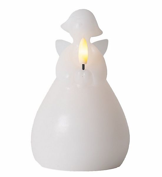 Sirius Home A/S LED-Dekofigur Engel Lucia 2er Set LED Echtwachskerze weiß ( günstig online kaufen