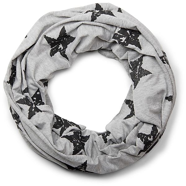 styleBREAKER Loop Loop mit Sterne Print günstig online kaufen