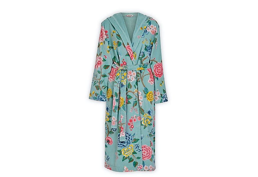 PiP Studio Damenbademantel Bademantel Good Evening Blue, wadenlang, Frottee günstig online kaufen