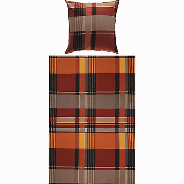 Erwin Müller Bettwäsche Bettwäsche, Mako-Satin, Karo günstig online kaufen
