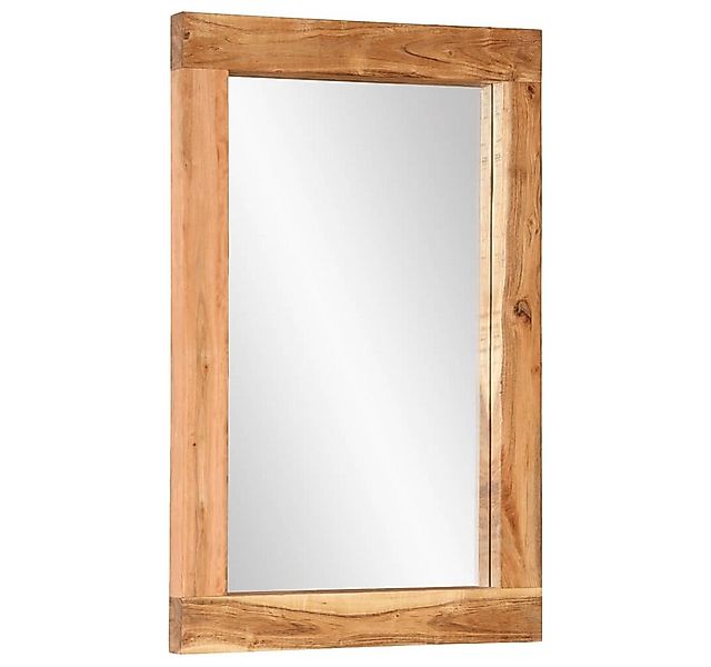 vidaXL Spiegel Spiegel 70x50 cm Massivholz und Glas (1-St) günstig online kaufen