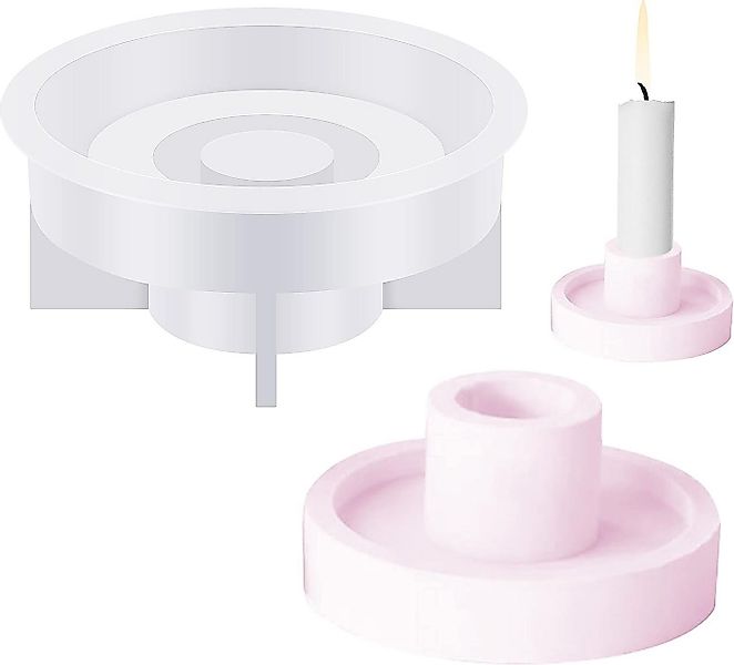 Coonoor Formkerze Kerzenhalter Silikonform, DIY Kerzenhalter-Gießform,Model günstig online kaufen