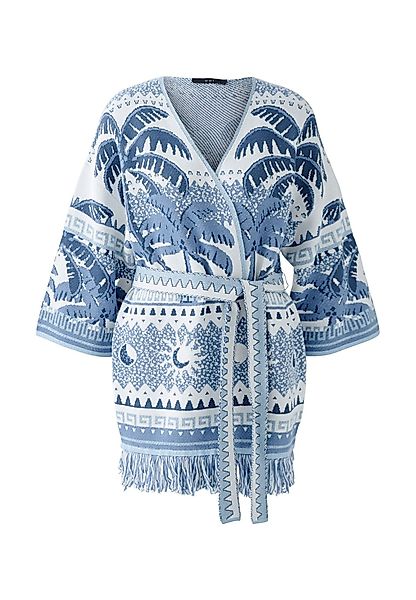 Oui Strickjacke Strickjacke Baumwoll- Viskosemischung mit günstig online kaufen