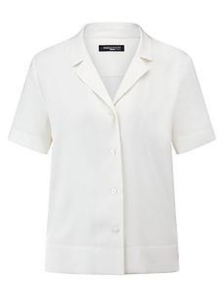 Bluse Reverskragen und Seide Fadenmeister Berlin weiss günstig online kaufen