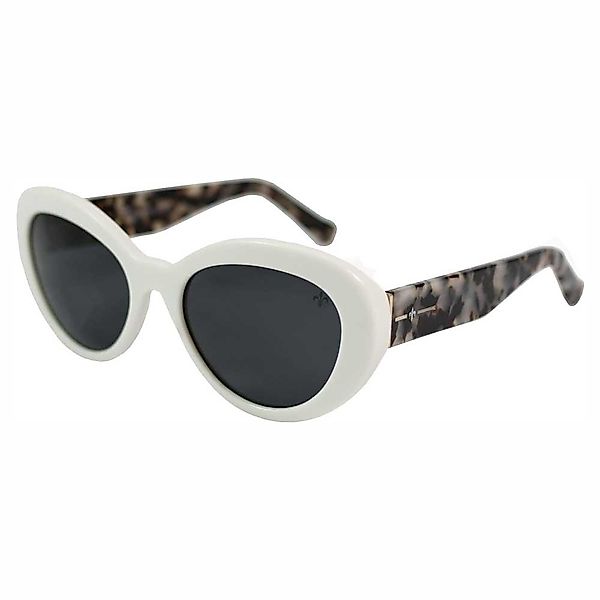 Lenoir Eyewear Grace Sonnenbrille CAT3 Shiny White Frame & Demy Black Templ günstig online kaufen