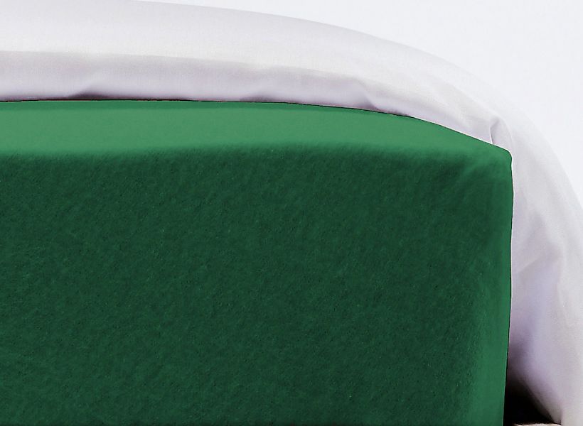 fleuresse Spannbettlaken Flauschjersey, Jersey, Gummizug: rundum, günstig online kaufen