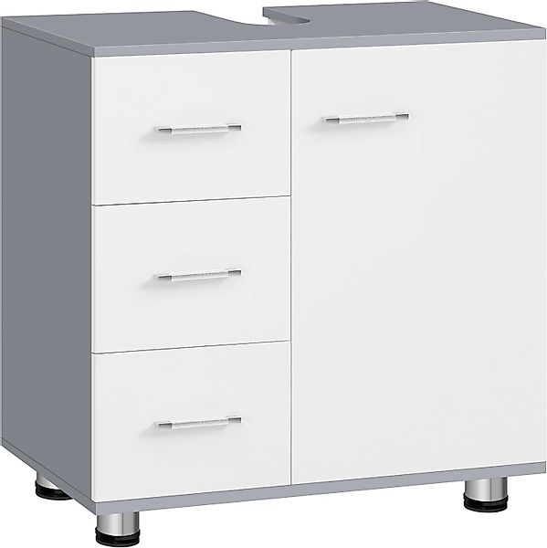 EUGAD Waschbeckenunterschrank (1-St) Badezimmerschrank, mit 3 günstig online kaufen