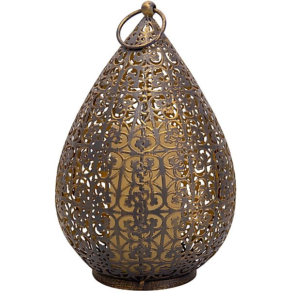 näve LED Gartenleuchte "Remora" 1 Stk. Warmweiß antik, Tisch- Hängeleuchte, günstig online kaufen