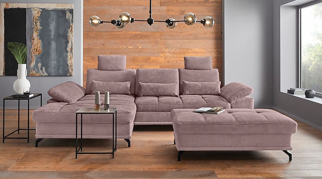 OTTO home Ecksofa "Costello L-Form, B: 301 cm mit Sitztiefen-, Armteilverst günstig online kaufen