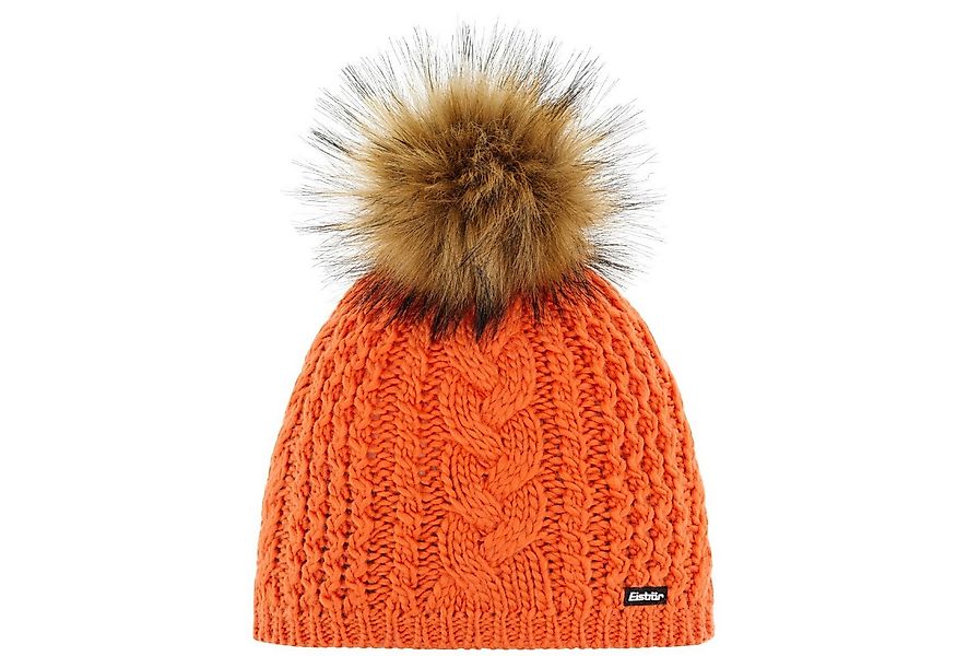 Eisbär Strickmütze Afra Lux Mütze mit Bommel (stück) günstig online kaufen