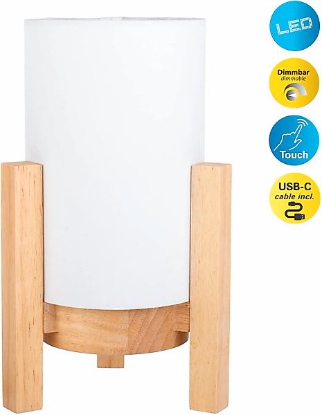 näve LED Tischleuchte »Matida«, 1 flammig, Leuchtmittel LED-Modul   LED wec günstig online kaufen