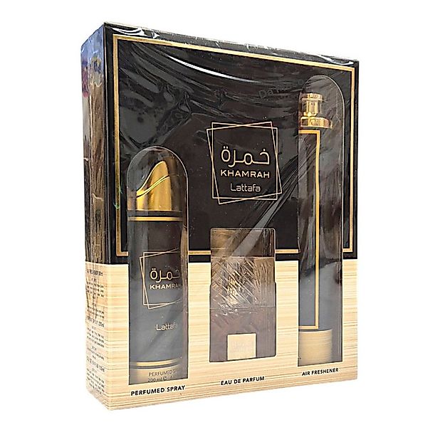 Lattafa Eau de Parfum Lattafa Khamrah SET EDP 100ml Unisex TOP Parfum, 3-tl günstig online kaufen