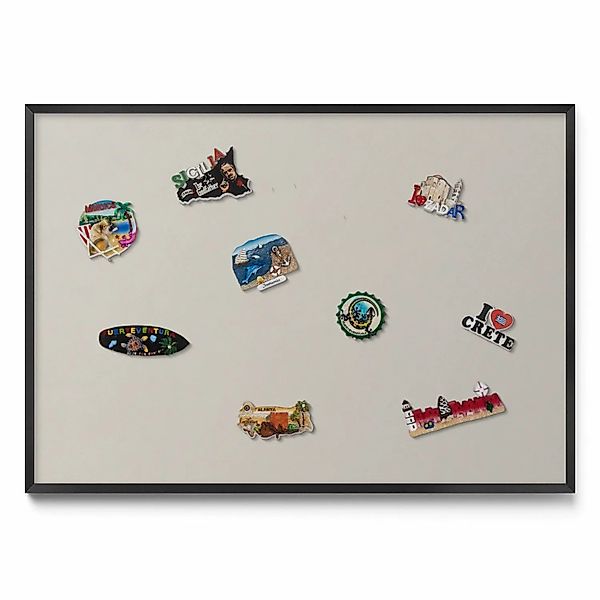 Tulup Magnettafel Magnetboard für die Wand mit Motiv Cremefarben 100x70 cm günstig online kaufen