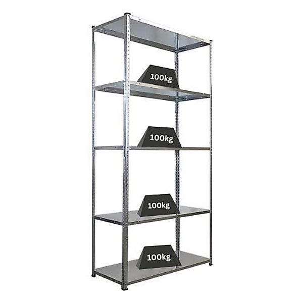 PROREGAL Schraubregal Haldor HxBxT 180x90x40cm  5 Stahlplatten-Ebenen Fachl günstig online kaufen