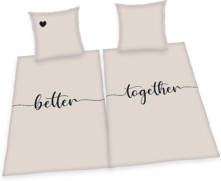 Herding Bettwäsche Better Together - Partner-Bettwäsche-Set, günstig online kaufen
