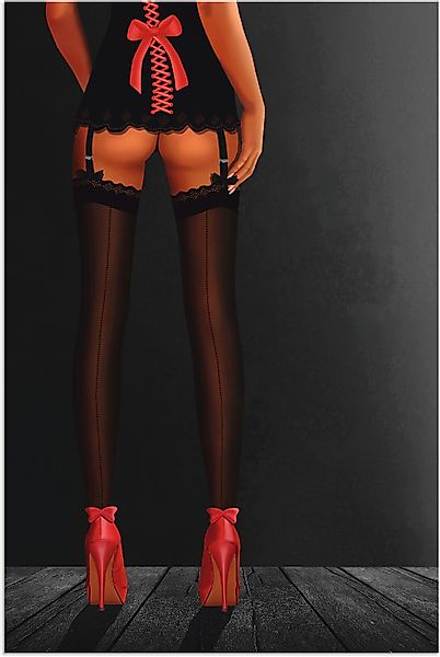 Artland Wandbild "Sexy Beine in High Heels" Frau 1 Stk. tlg. als Alubild, O günstig online kaufen