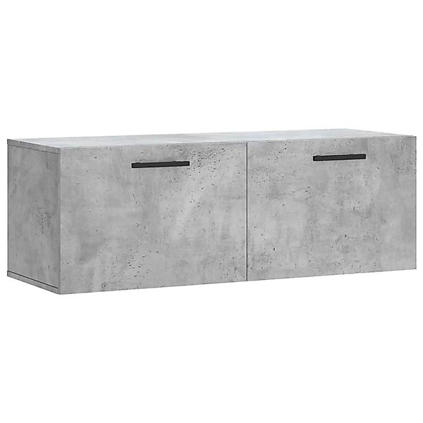 vidaXL Wandschrank Betongrau 100x36,5x35 cm Holzwerkstoff 830160 günstig online kaufen