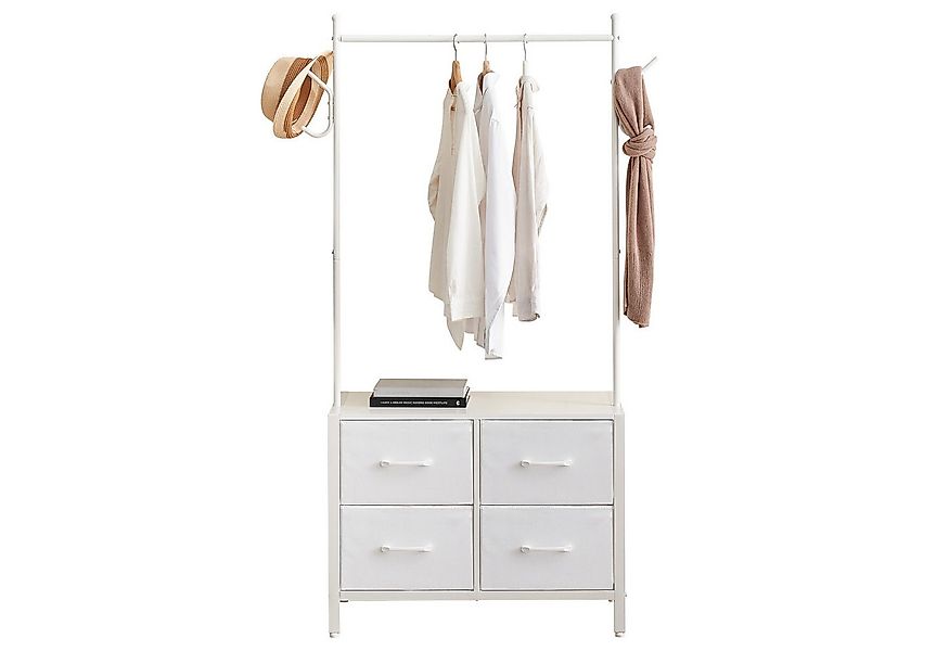 GarveeMore Kleiderständer Kleiderstange Garderobenständer mit Haken und Sch günstig online kaufen