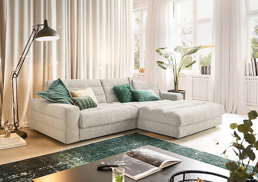 3C Candy Ecksofa "Stripes Mega-Sofa, bequem und komfortabel, L-Form", Lose günstig online kaufen