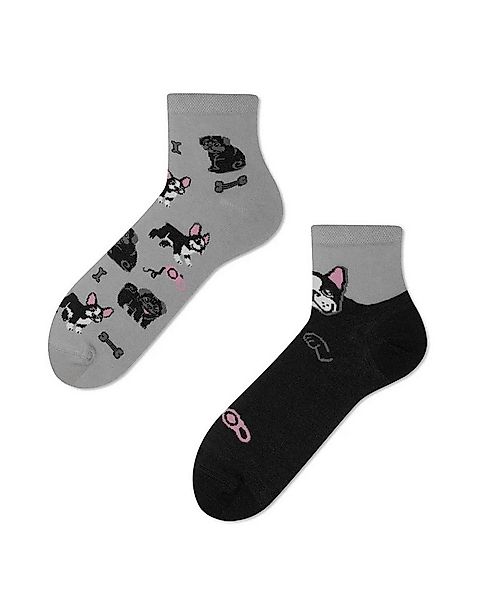 Many Mornings Sneakersocken Many Mornings Quarter Tiny Little Dogs (1 Paar, günstig online kaufen