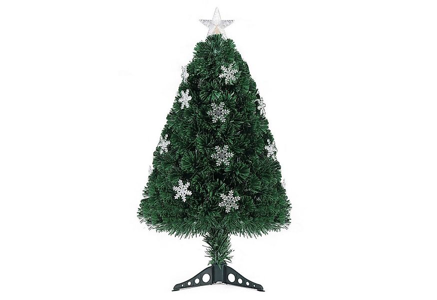 VINGLI Künstlicher Weihnachtsbaum mit 85/120/230 Zweigen & Optischer Faserb günstig online kaufen
