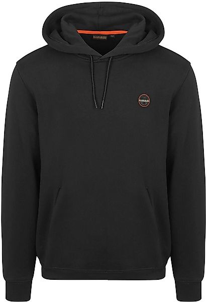 Napapijri Badge Hoodie Schwarz - Größe M günstig online kaufen