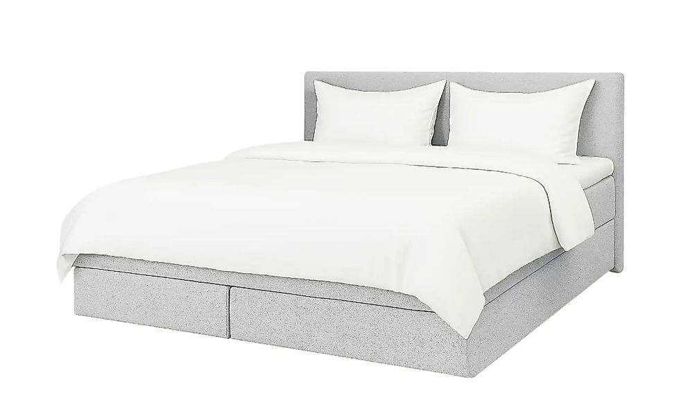 Boxspringbett 160x200 in hellgrau Elin ¦ grau ¦ Maße (cm): B: 160 H: 105 Be günstig online kaufen