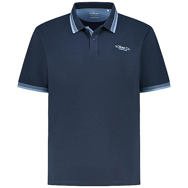 s.Oliver Poloshirt mit Elasthan Farbe dunkelblau Größe: 6XL günstig online kaufen