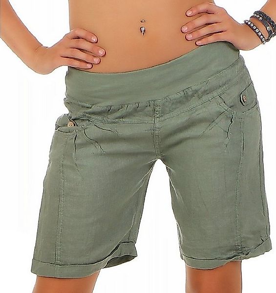 malito more than fashion Leinenhose 3001 Bermuda aus Leinen günstig online kaufen