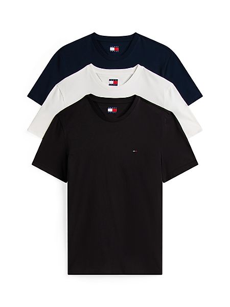 Tommy Jeans T-Shirt "TJM XSLIM 3 PACK TEE", Mit Rundhalsausschnitt günstig online kaufen
