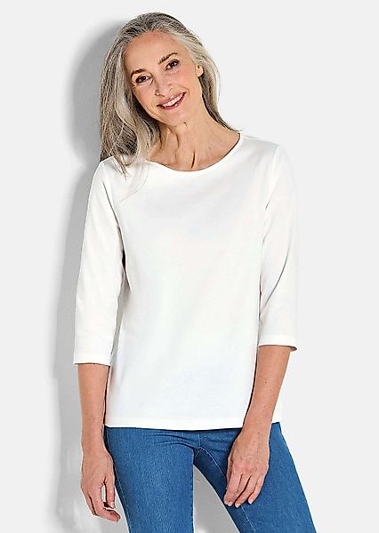 GOLDNER Print-Shirt Basic Shirt mit U-Boot-Ausschnitt günstig online kaufen