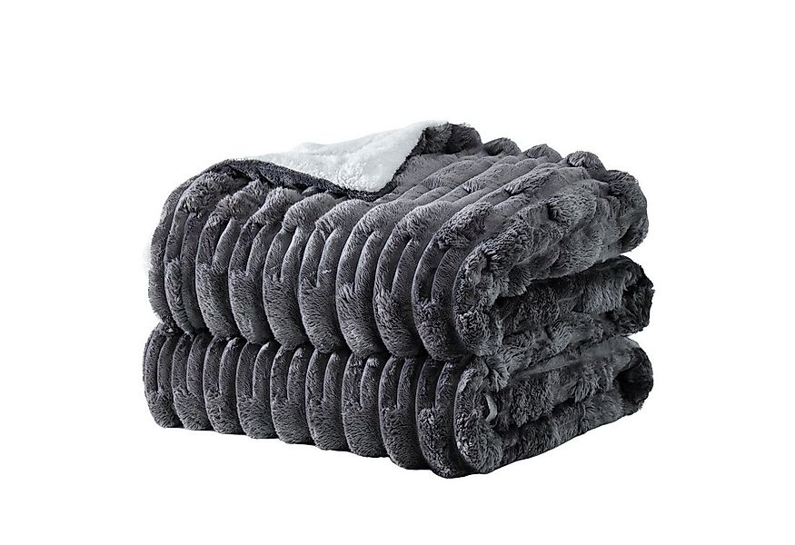 Wohndecke MT09, KEAYOO, Sherpa Fleece Warm Decke Kuscheldecken für Bett, So günstig online kaufen
