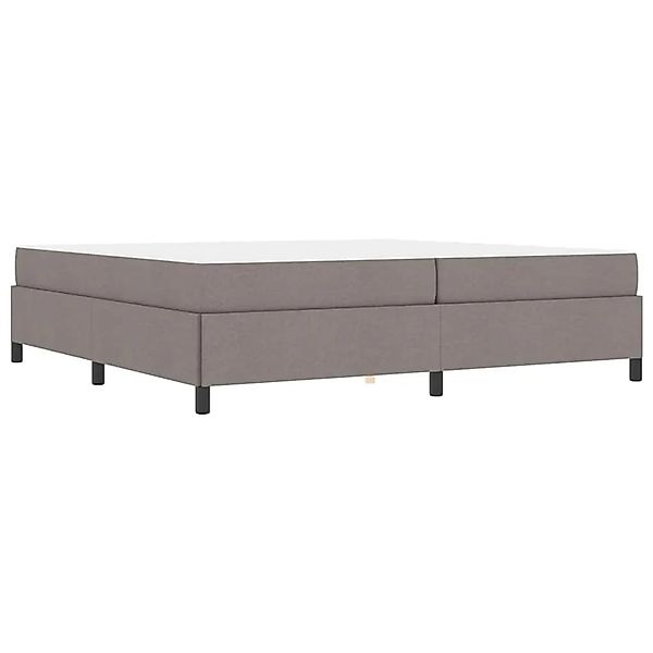 vidaXL Boxspringbett Taupe 200 x 200 cm Stoff 3398889 günstig online kaufen