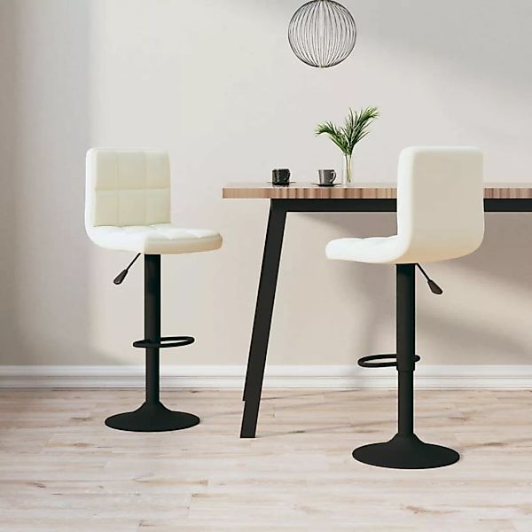 vidaXL Barhocker Barhocker 2 Stk. Creme günstig online kaufen
