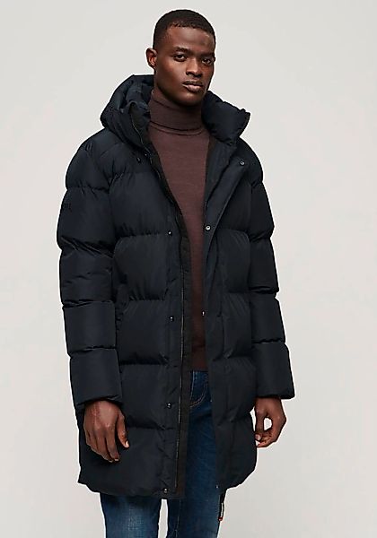 Superdry Steppjacke "HOODED SPORTS PUFFER MID JKT" mit Kapuze Kunstfaser, r günstig online kaufen