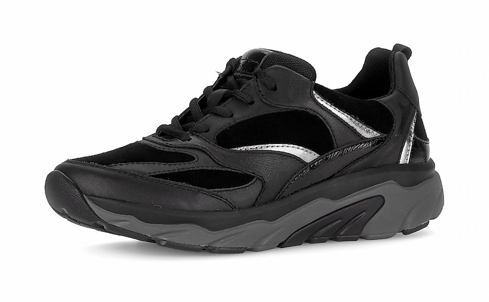 Gabor Rollingsoft Keilsneaker, Freizeitschuh, Halbschuh, Schnürschuh mit he günstig online kaufen