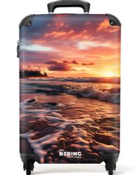 NoBoringSuitcases.com© Hartschalen-Trolley Meer bei Sonnenuntergang 55x35x2 günstig online kaufen