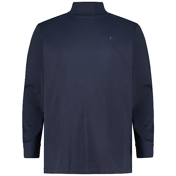 Lerros Rollkragenshirt aus Baumwolle Farbe blau Größe: 5XL günstig online kaufen