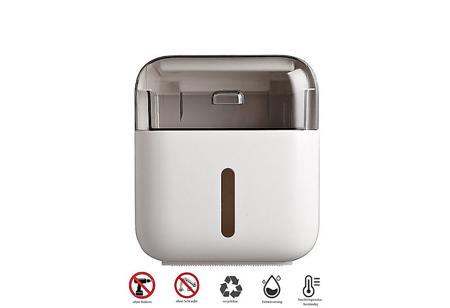 Creliv Toilettenpapierhalter 3-in-1 – Ablage, Schublade & Handyhalter günstig online kaufen