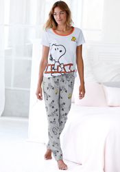 Peanuts Pyjama 2 Stk. tlg., mit Snoopy und Woodstock Druck günstig online kaufen