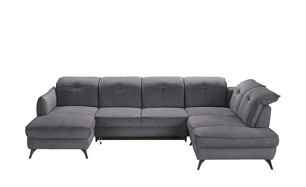 medium Wohnlandschaft inklusive diverser Funktionen Milan ¦ grau ¦ Maße (cm günstig online kaufen