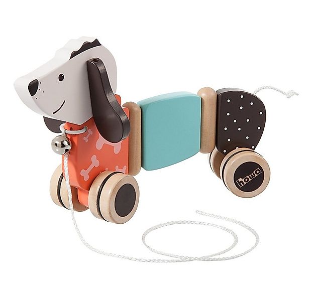 howa Nachziehtier Fidi, Nachziehspielzeug Hund aus Holz günstig online kaufen