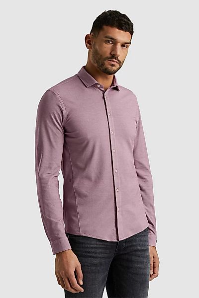 Cast Iron Hemd Jersey Piqué Mauve - Größe M günstig online kaufen