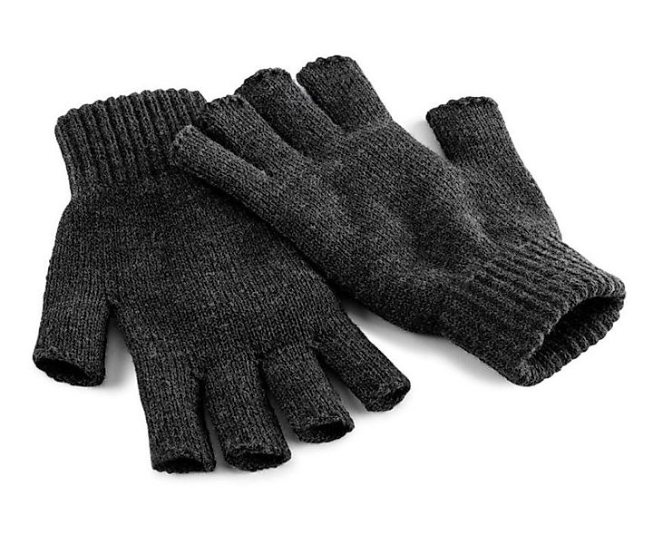 Beechfield® Strickhandschuhe Fingerlose Handschuhe Strick Herren günstig online kaufen