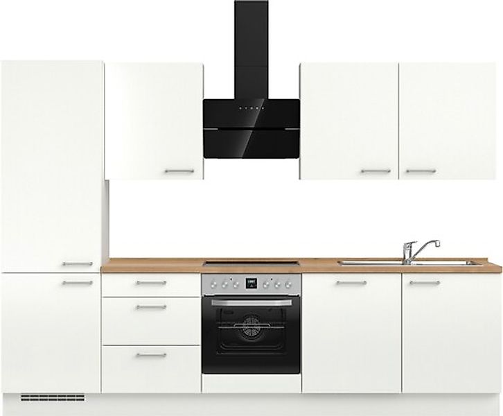 nobilia® Küchenzeile »"Laser II"«, vormontiert, Ausrichtung wählbar, Breite günstig online kaufen