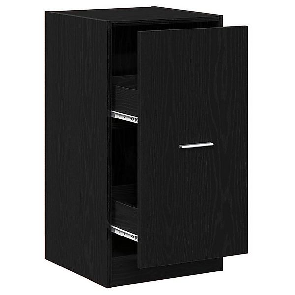 vidaXL Fächerschrank Apotheker-Schrank Schwarze Eiche 40x41x77,5 cm Holzwer günstig online kaufen