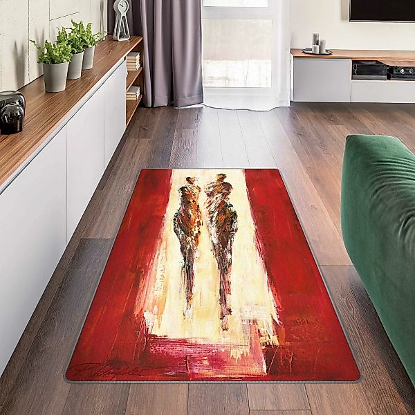 Teppich Paar in Rot günstig online kaufen