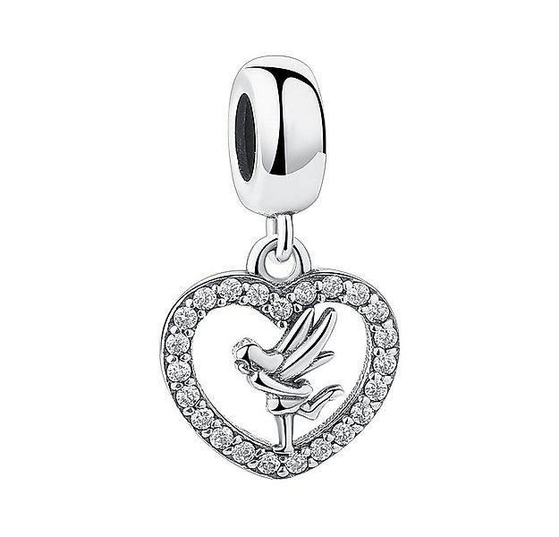 PANDACHARMS Bead Glitzerndes Elfenherz Anhänger für Charm Armband, 925 Silb günstig online kaufen