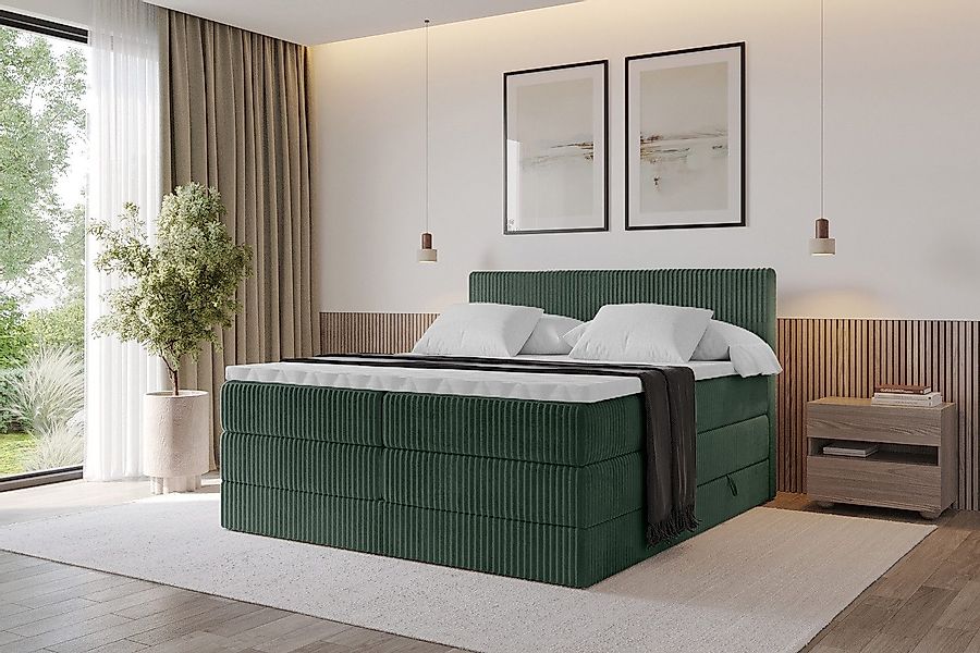 ALTDECOR Boxspringbett TOLO KING (Multipocket-Matratze H4, günstig online kaufen