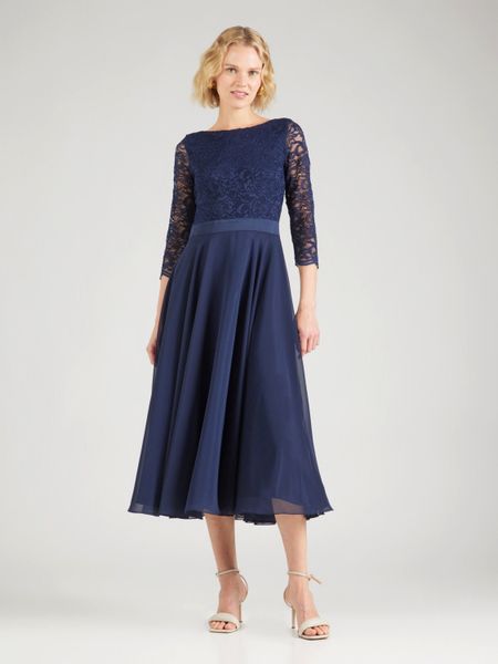 SWING Cocktailkleid Taillierter Schnitt mit ausgestelltem günstig online kaufen